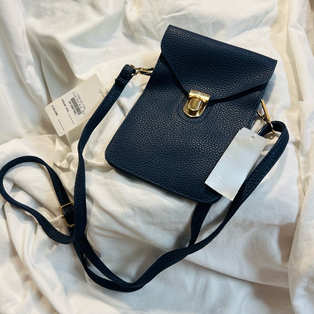 Navy Blue Crossbody Bag